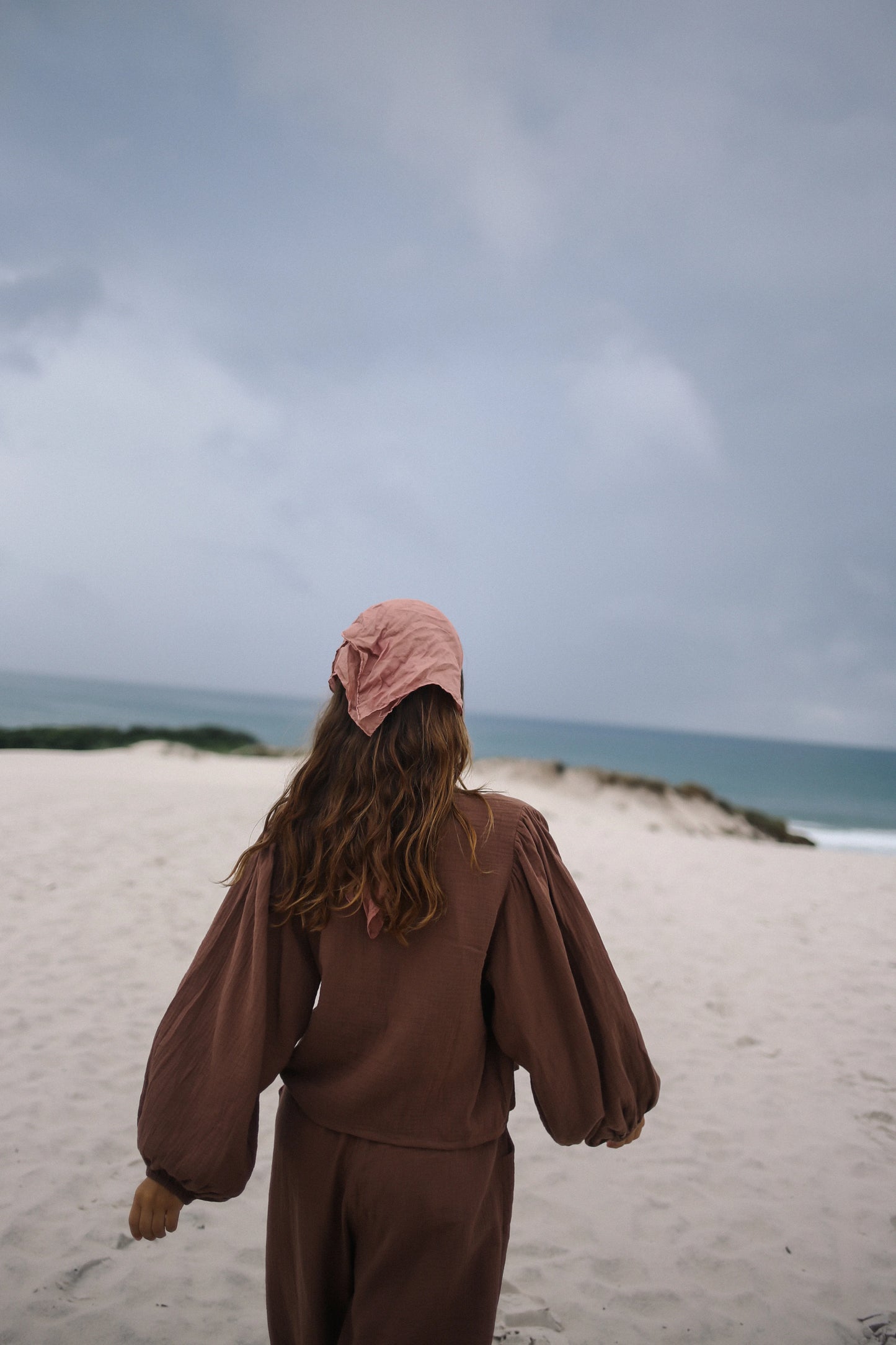 Ella Wrap Top Chocolate