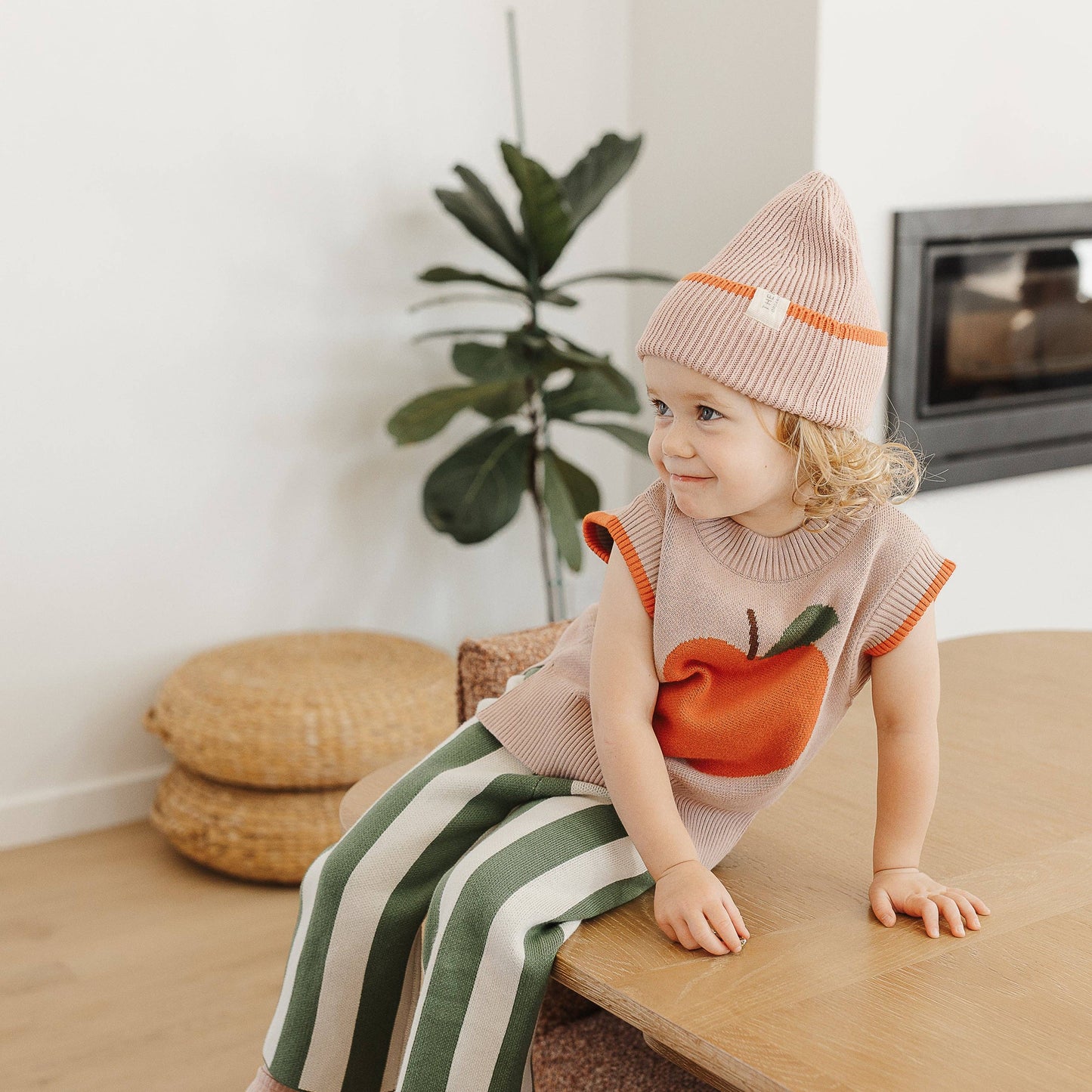 Organic Apple Knit Vest