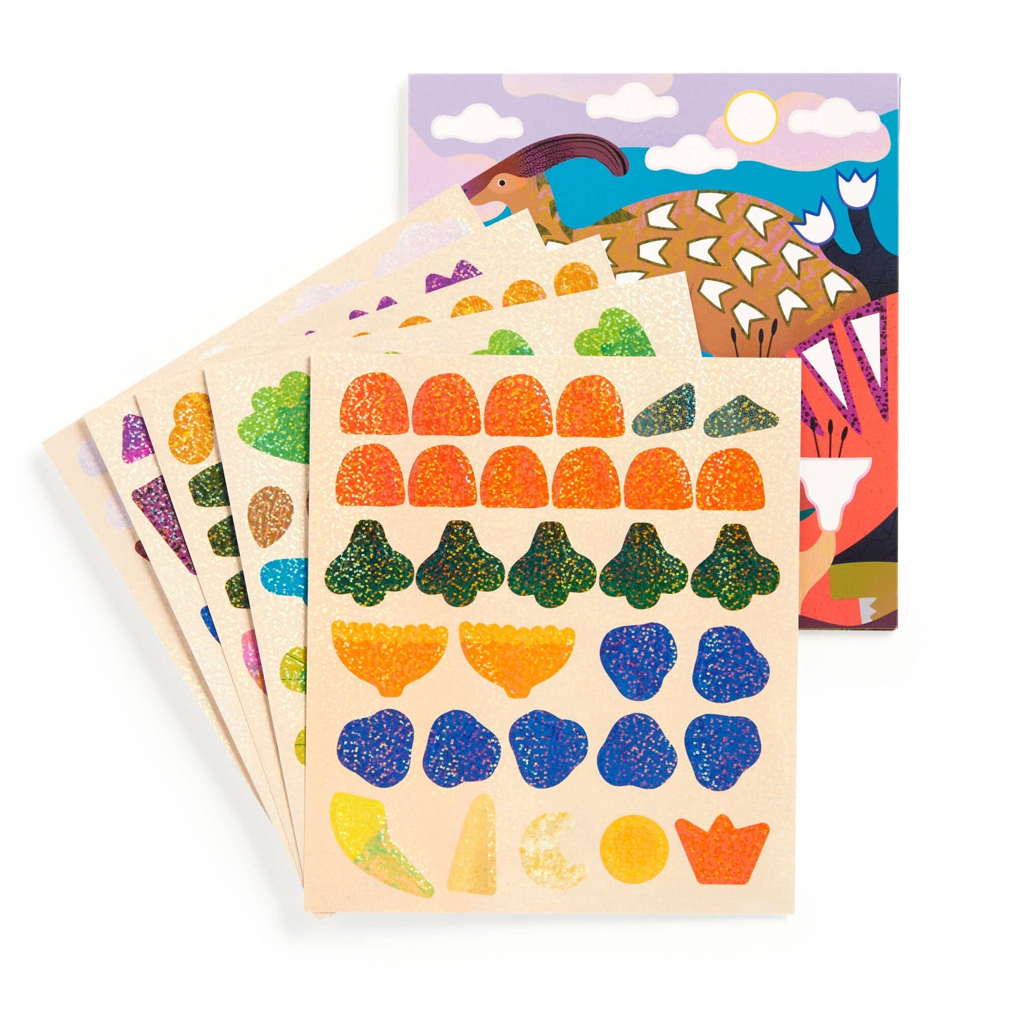 Sticker Sparkle Poster Kit - Dinosaur Land