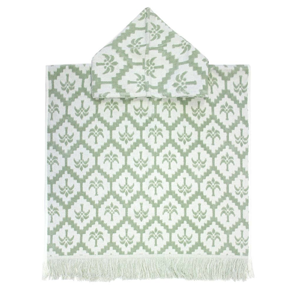 Cocos Kids Poncho - Sage