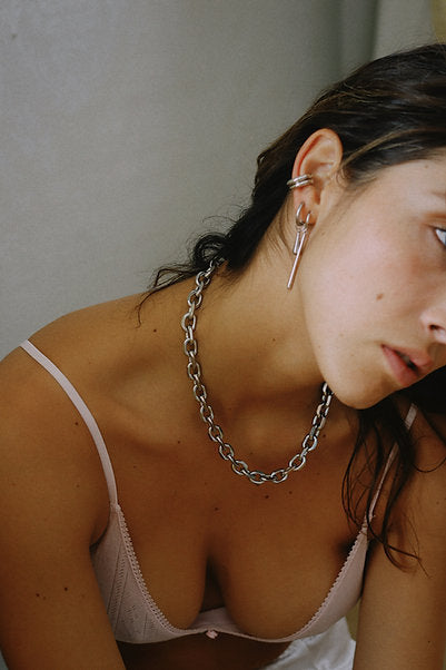 DROPLET EARRINGS - SILVER