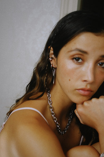 DROPLET EARRINGS - SILVER