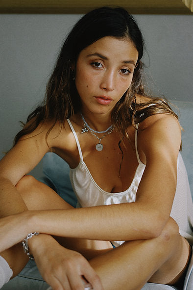 Traveller Charm Necklace - silver