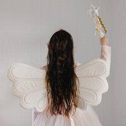 Dress Up - Wings - Rainbow - Natural, 55 cm