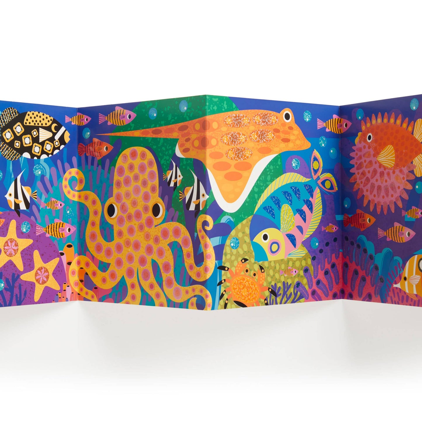 Sticker Sparkle Poster Kit - Ocean Life