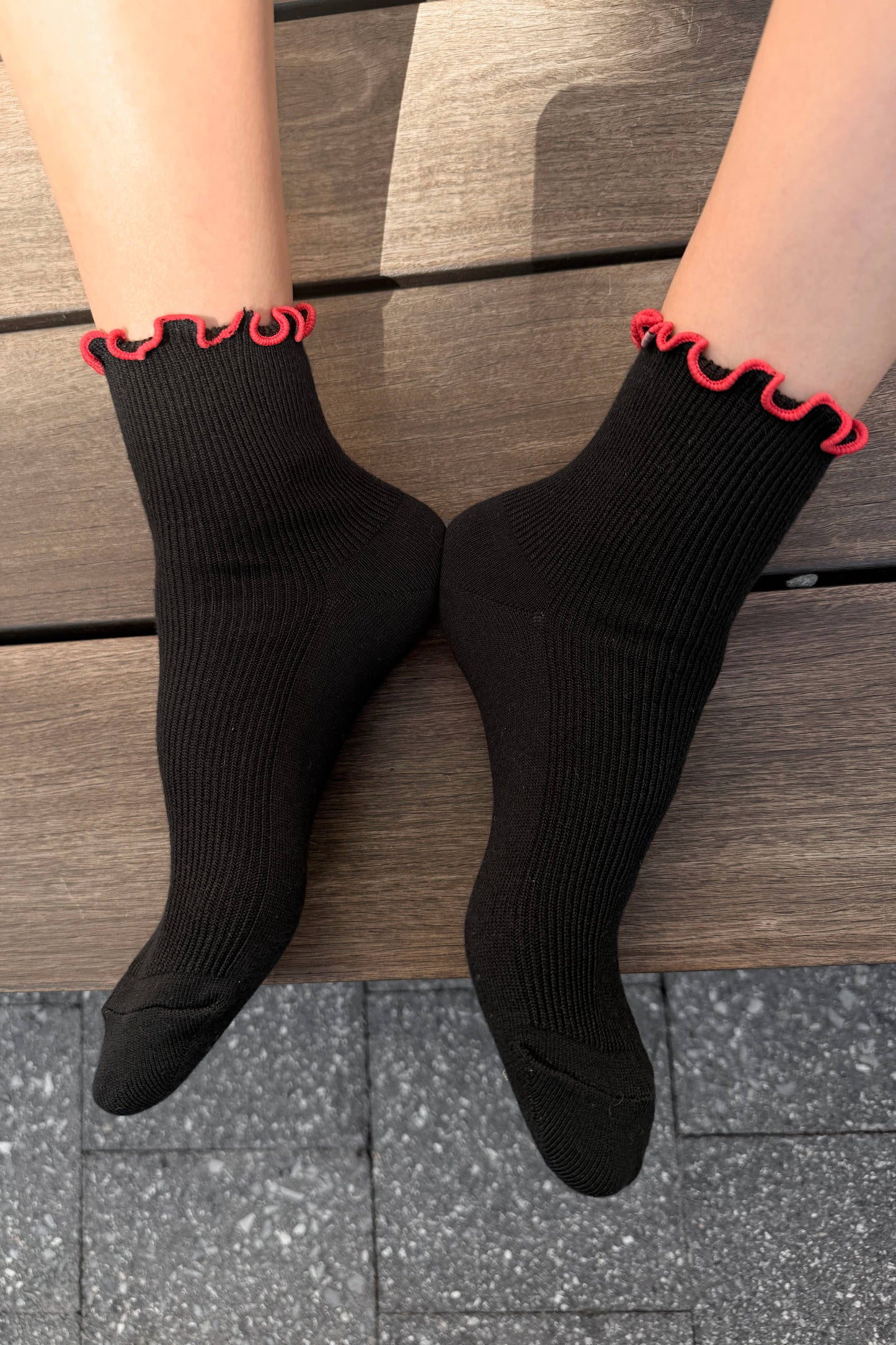 Le Bon Shoppe - The Petite Ruffled Modal Socks