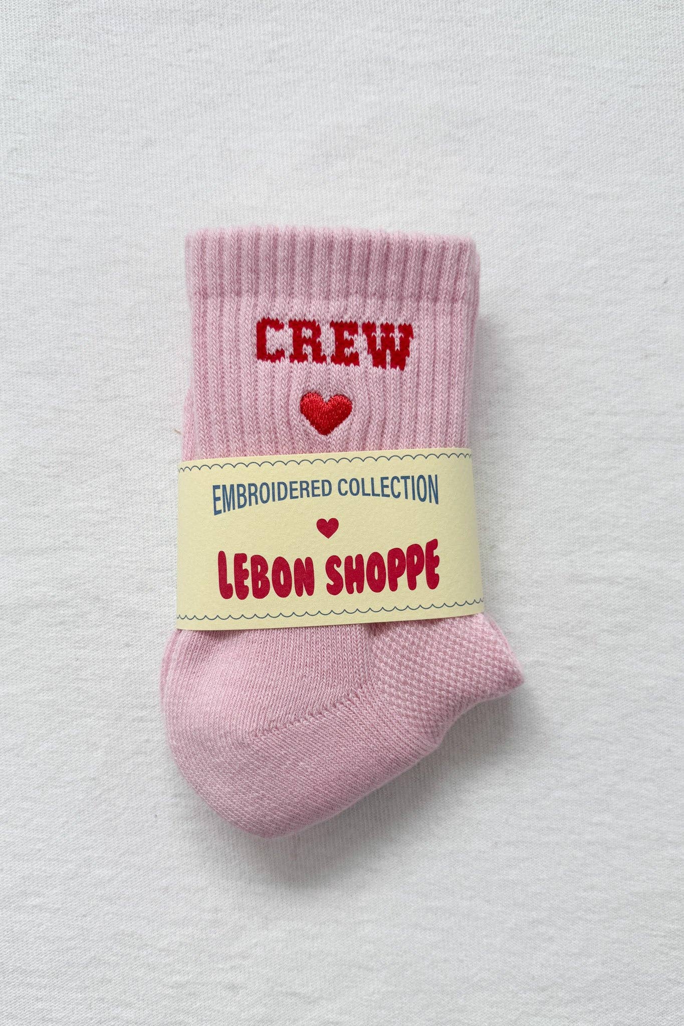 Le Bon Shoppe - Embroidered Crew Socks