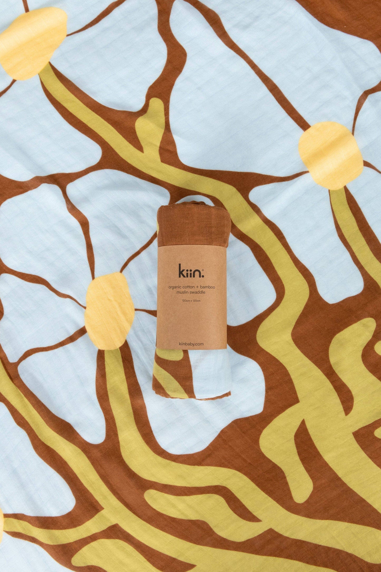Kiin Baby - Organic Muslin Swaddle - Fleur (Limited Edition)