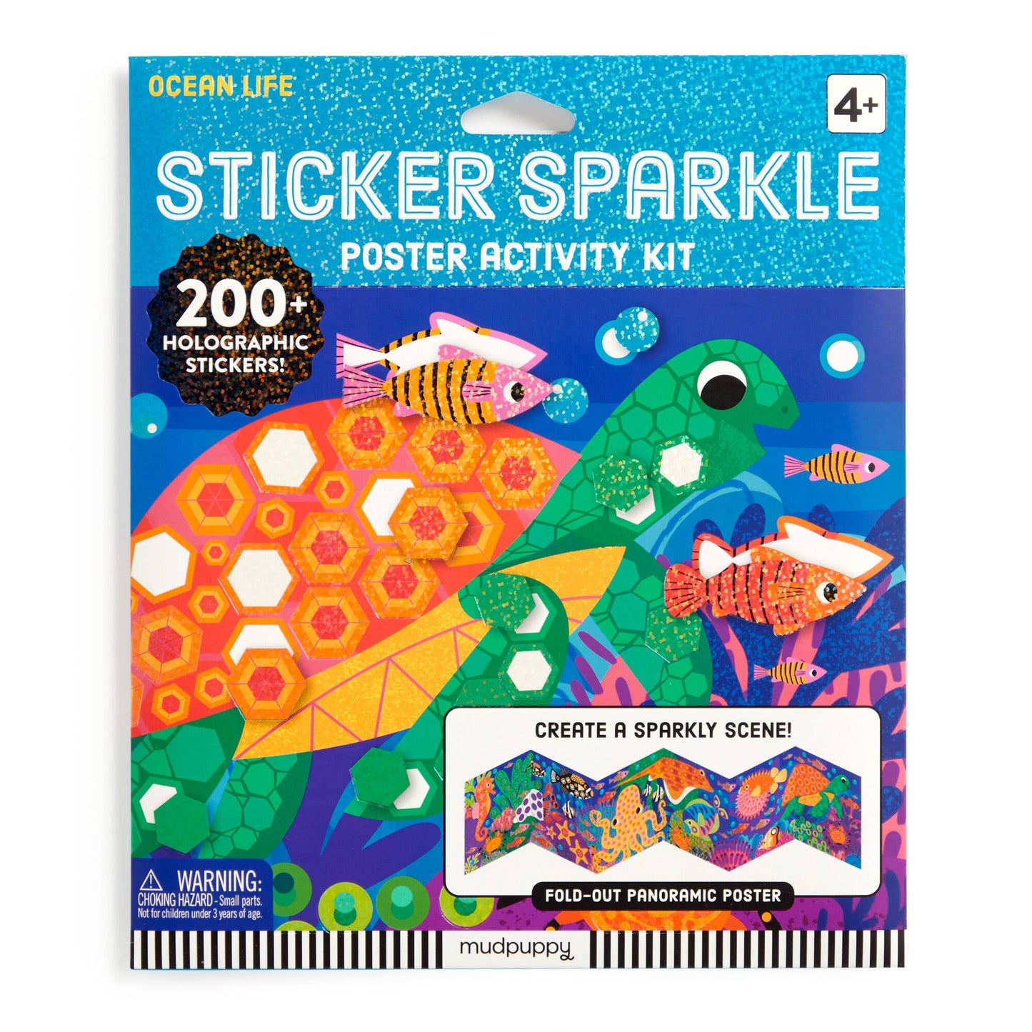 Sticker Sparkle Poster Kit - Ocean Life
