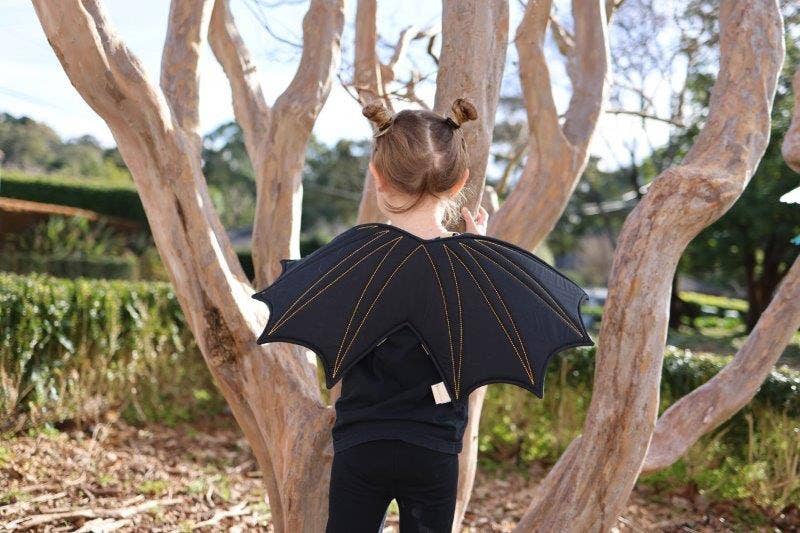 Dress up - Wings - Bat Black, 65 cm