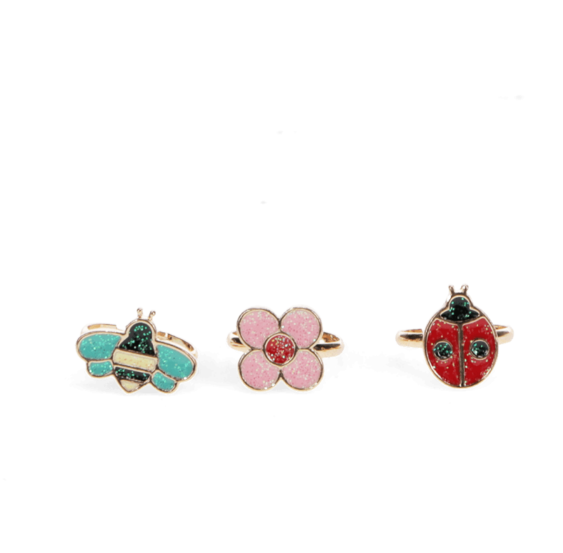 Rex London Glitter Rings/3 - Ladybird