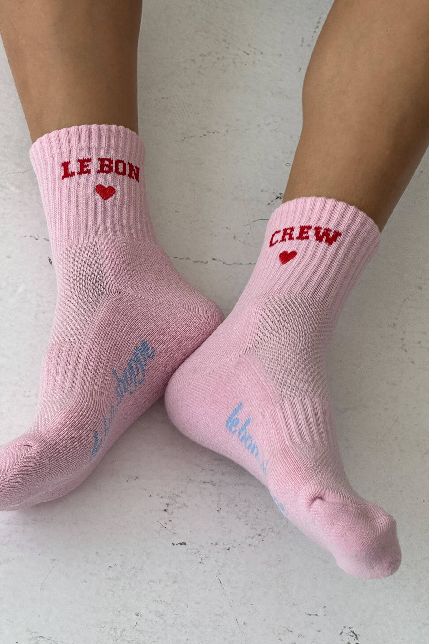 Le Bon Shoppe - Embroidered Crew Socks