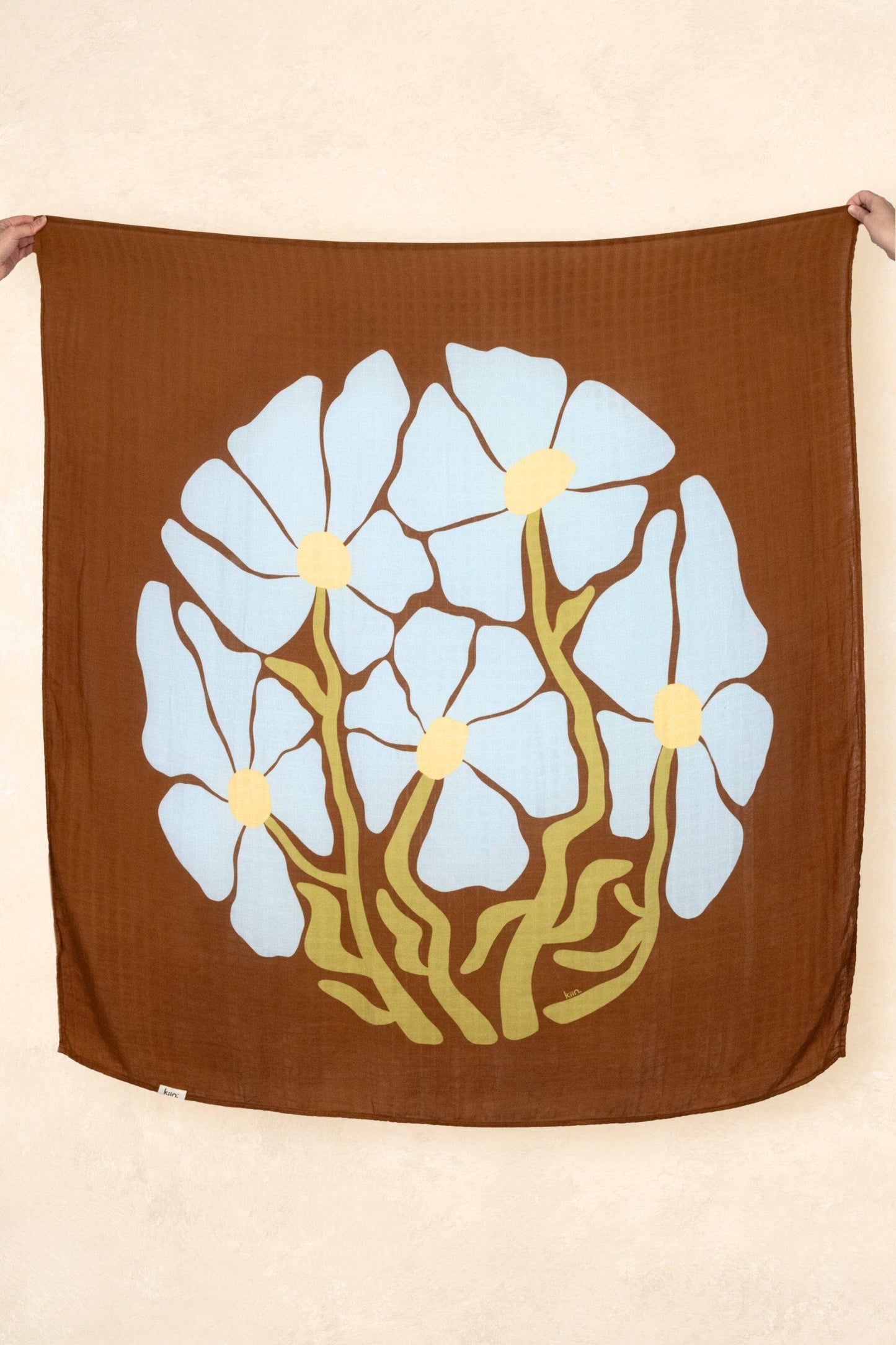 Kiin Baby - Organic Muslin Swaddle - Fleur (Limited Edition)