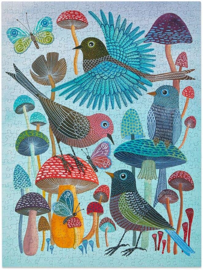 Mushroom Garden - 500 Pc Puzzle