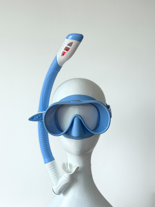 Kids Sublime Snorkel Set - Electric Blue