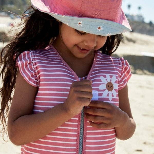 Kids Swimming Vest - Daisy Flowers, 3-6 yrs