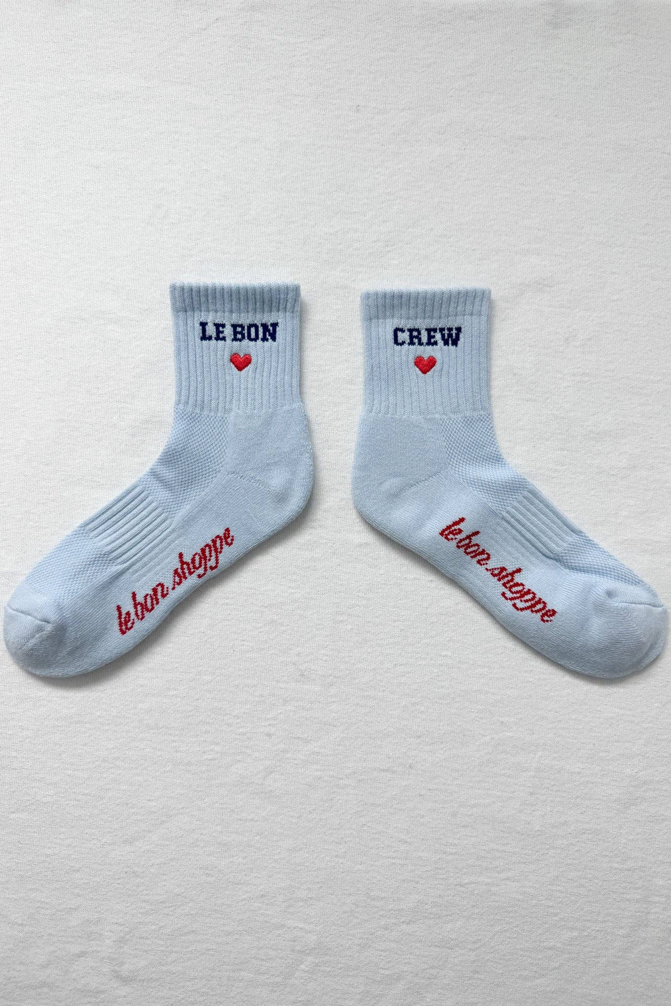 Le Bon Shoppe - Embroidered Crew Socks