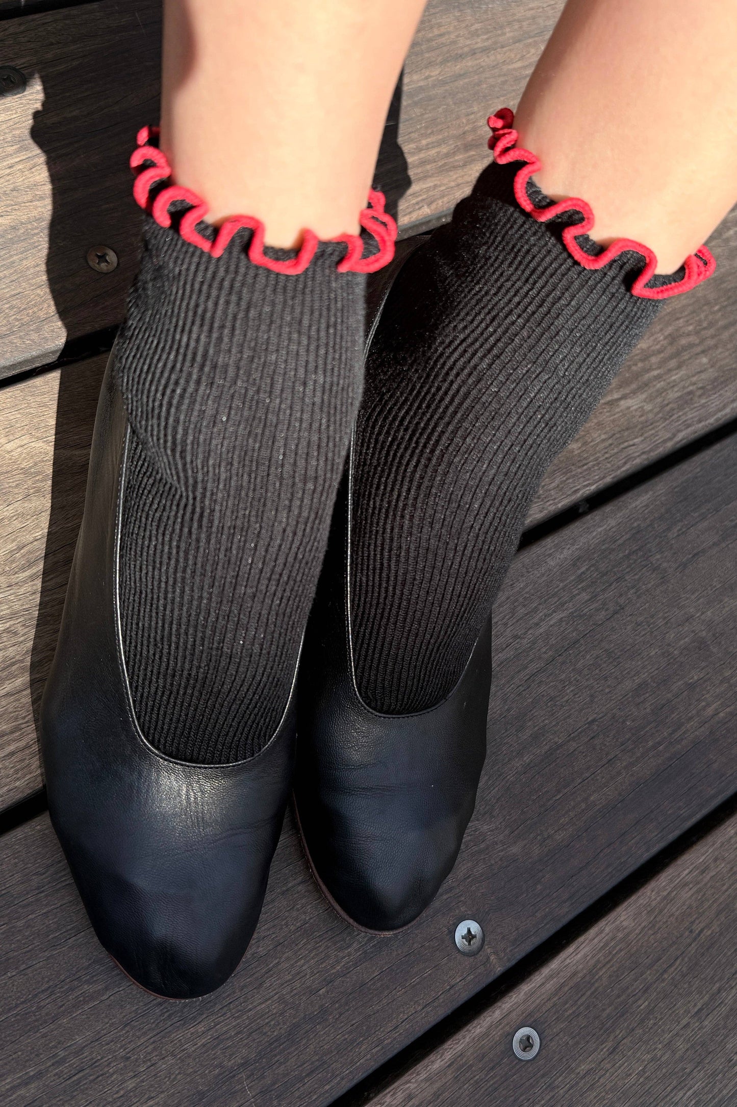 Le Bon Shoppe - The Petite Ruffled Modal Socks