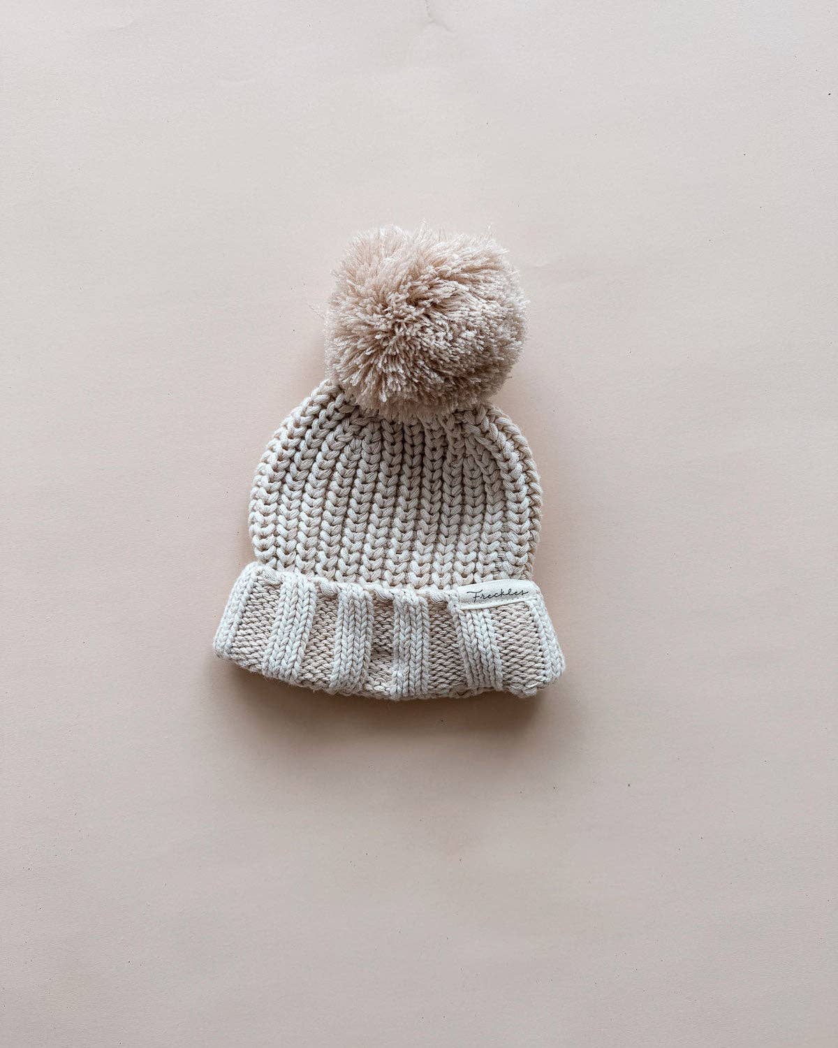 Chunky Cotton Beanie - Oat