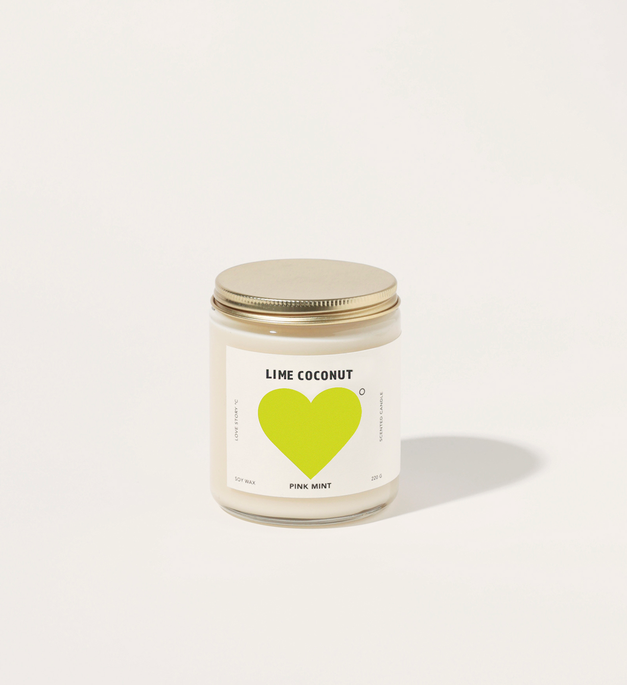 Pinkmint Candle - Lime Coconut Soy Candle