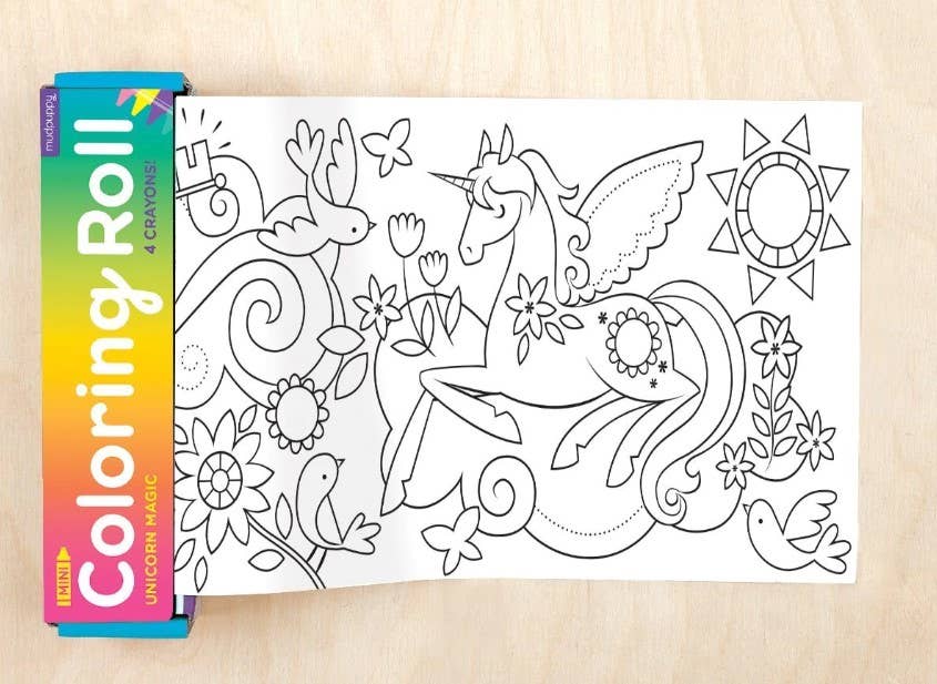 Colouring Roll - Unicorn Magic
