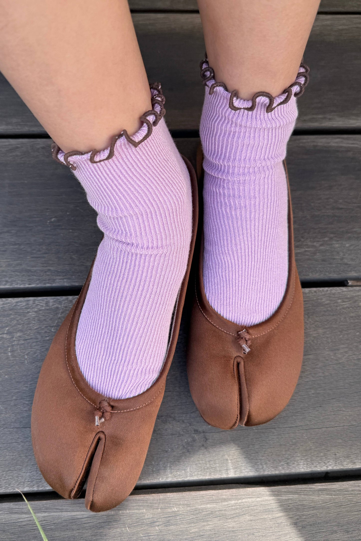 Le Bon Shoppe - The Petite Ruffled Modal Socks