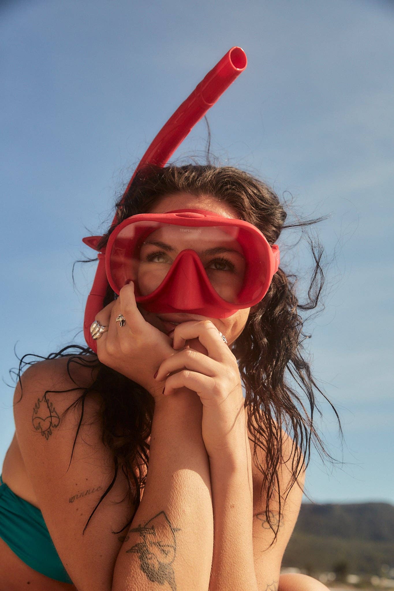 Sublime Classic Snorkel Set - Red