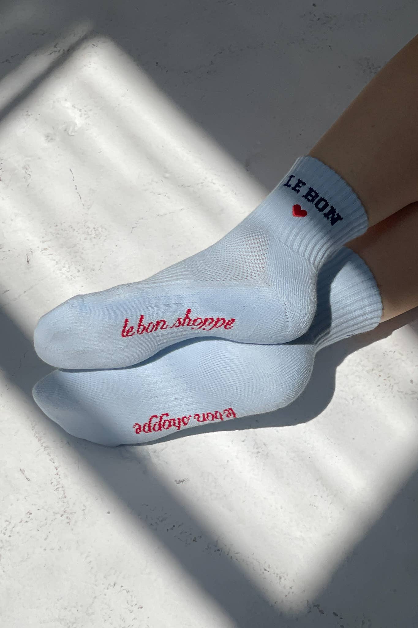 Le Bon Shoppe - Embroidered Crew Socks