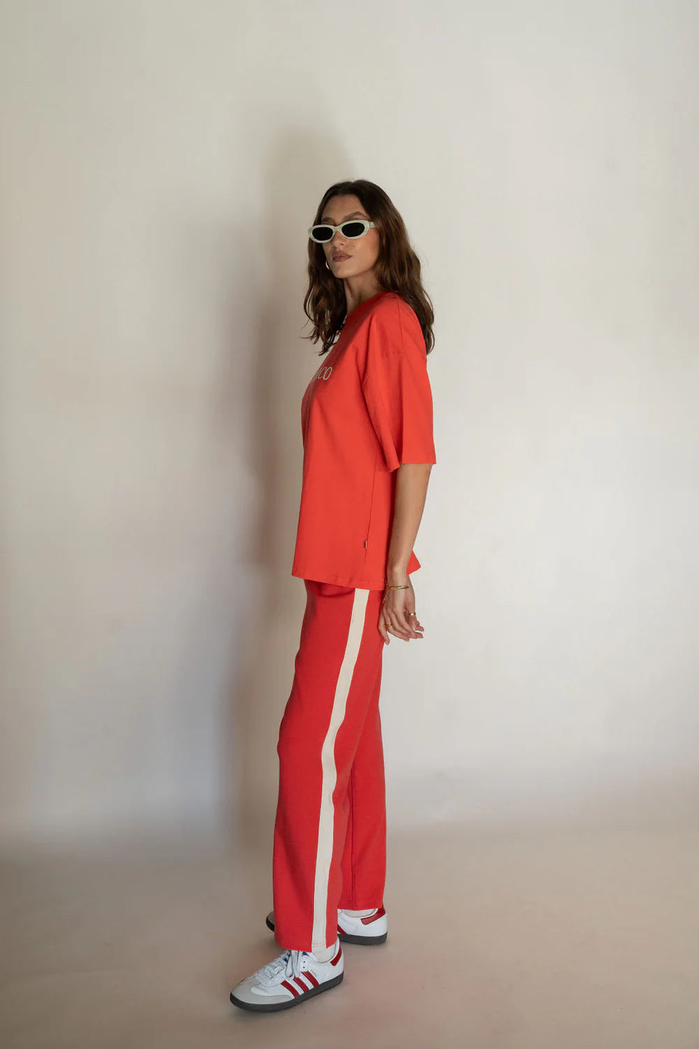 SERAFINA KNIT PANT LOBSTER RED