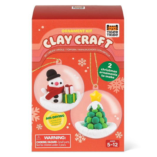 Clay Craft - Ornament Kit - Snowman & Tree