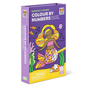 Colour by Numbers - Mermaids and Friends