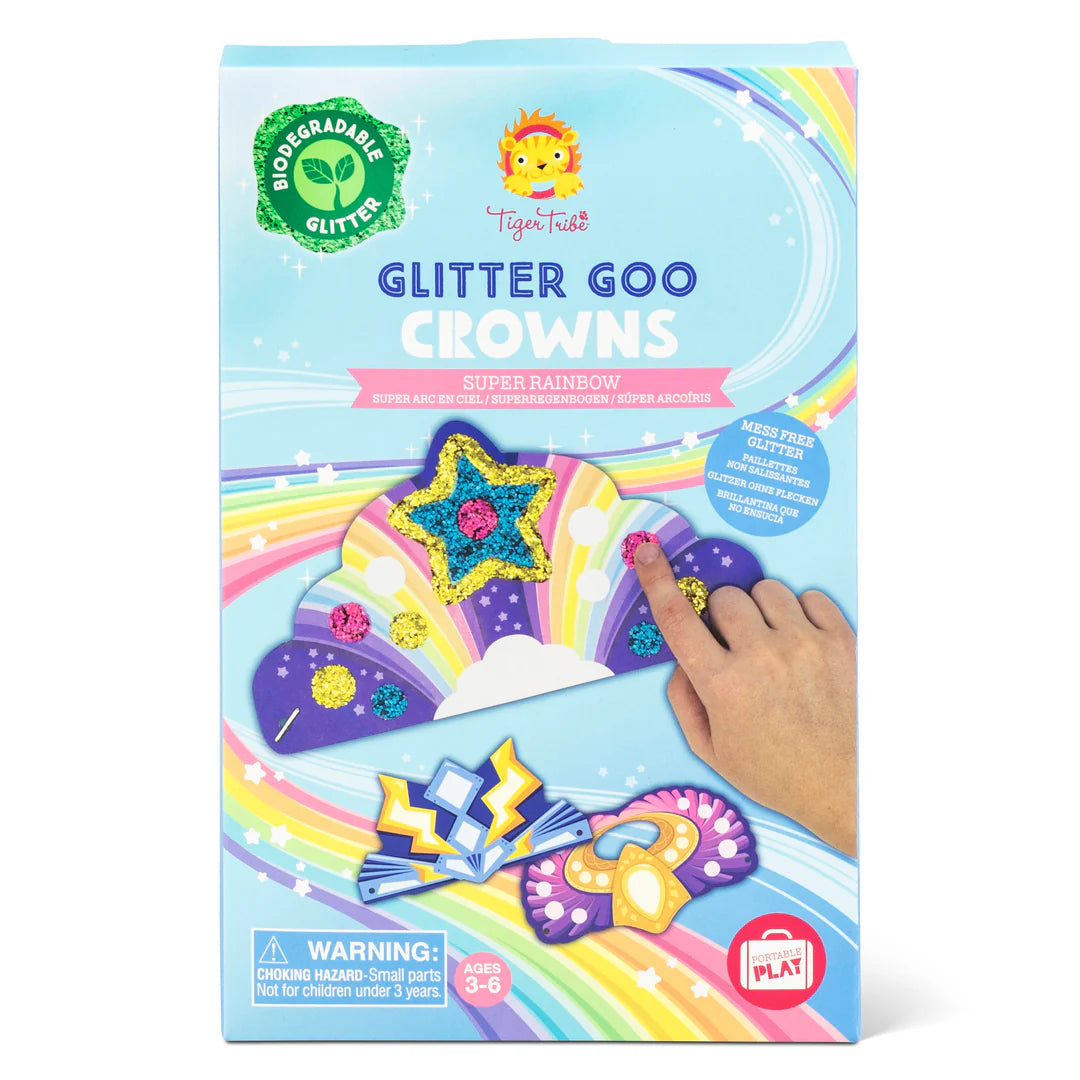 Glitter Goo Crowns - Super Rainbow