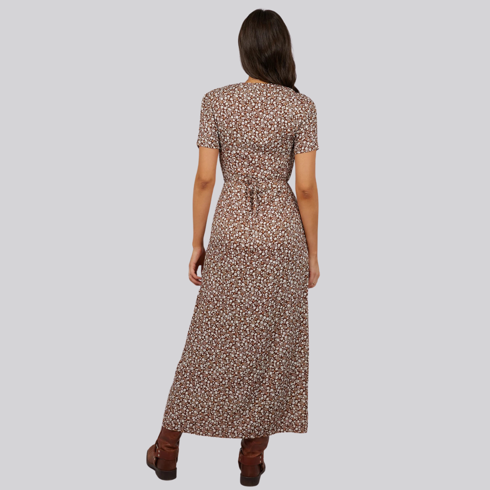 Tallows Floral Midi Dress