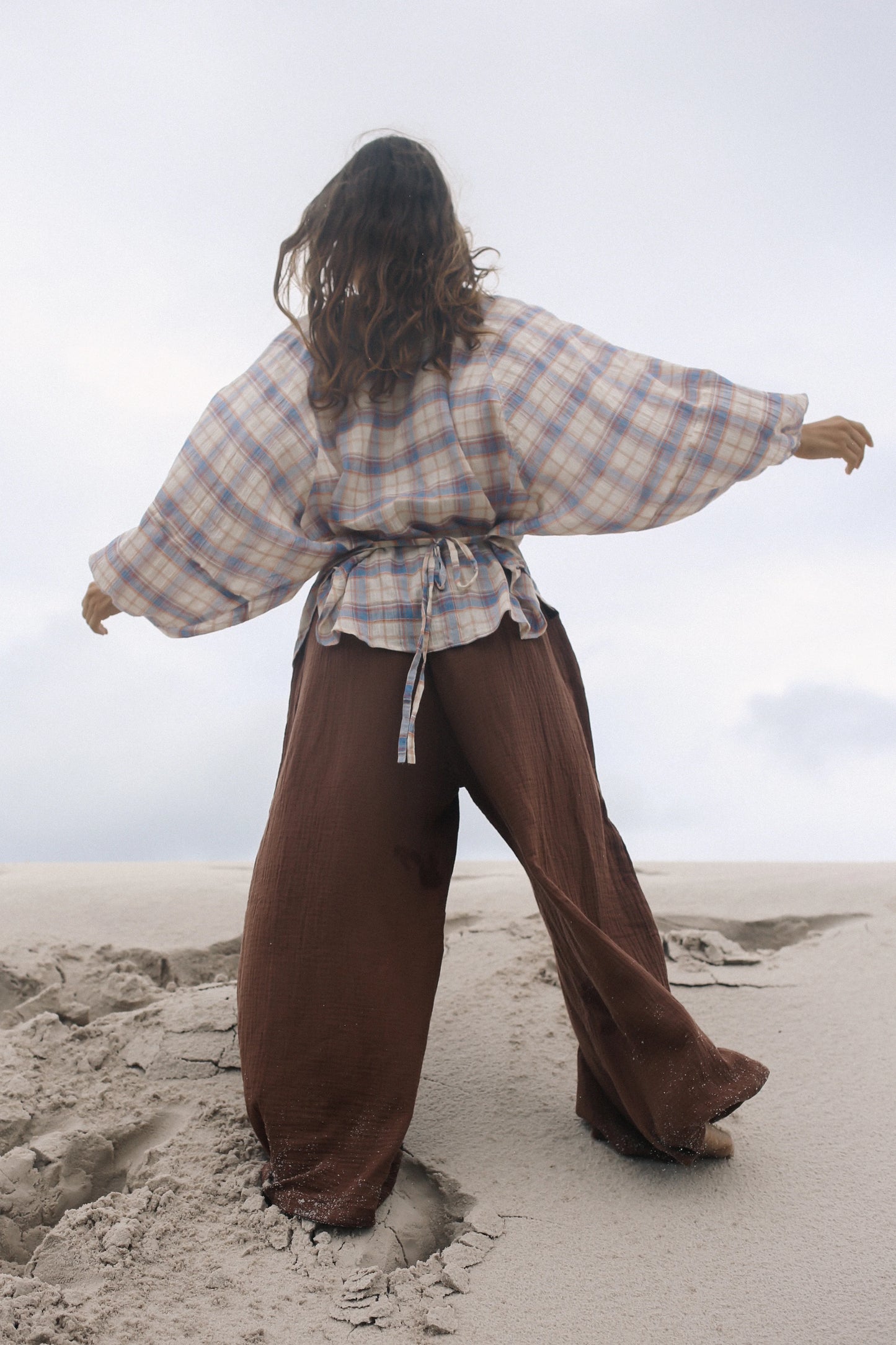 Ra Blouse Juniper Check