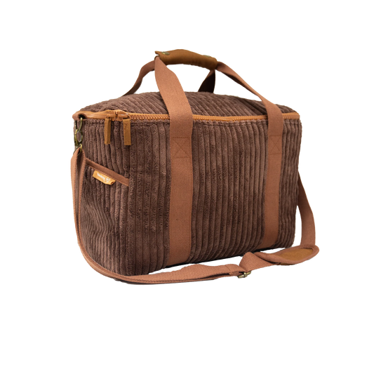 CORD COOLER BAG CHOCOLATE - LARGE
