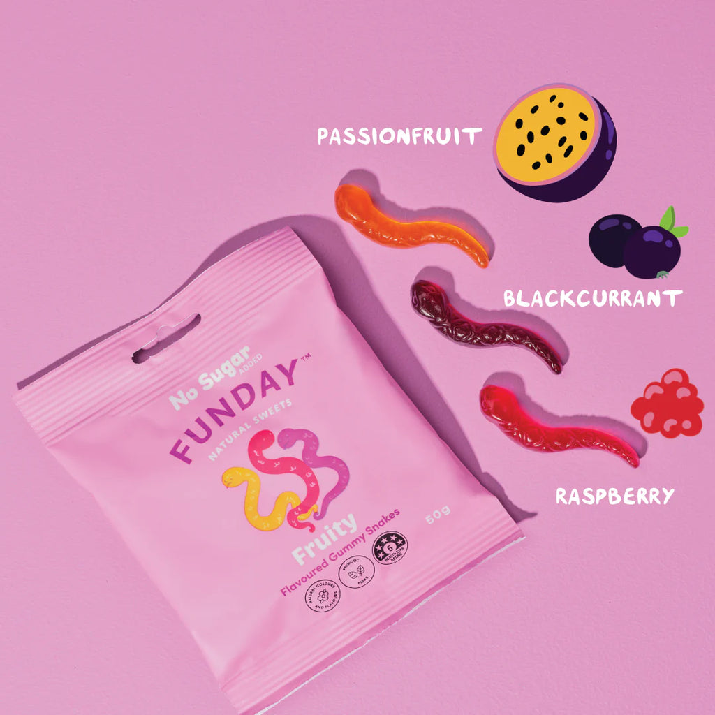 Funday Fruity Gummy Snakes