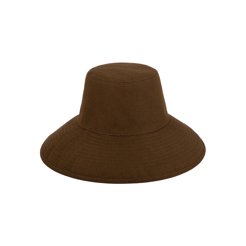 HOLIDAY BUCKET - BROWN CANVAS