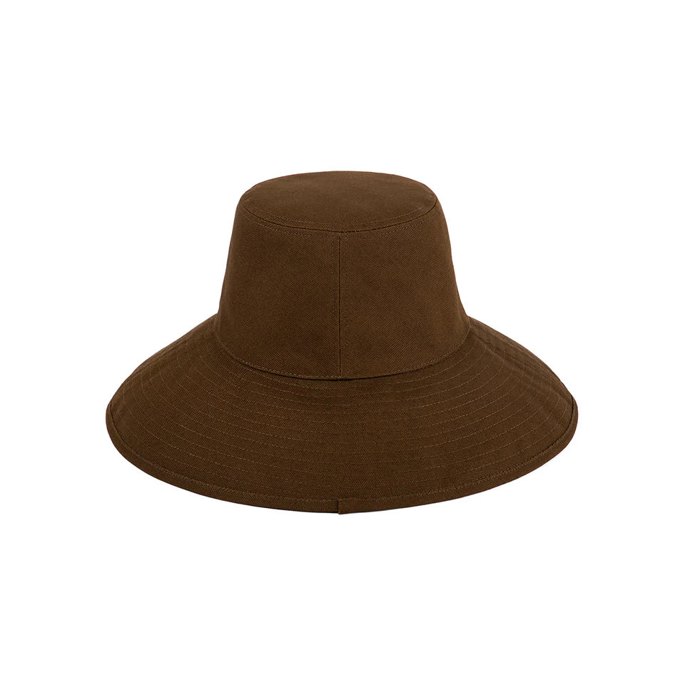 HOLIDAY BUCKET - BROWN CANVAS