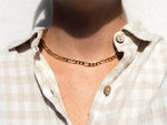 18k Gold Vermeil Chunky Figaro Chain