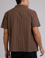 Seersucker Stripe Short Sleeve Shirt