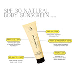 SPF 30 NATURAL BODY SUNSCREEN 200 ml