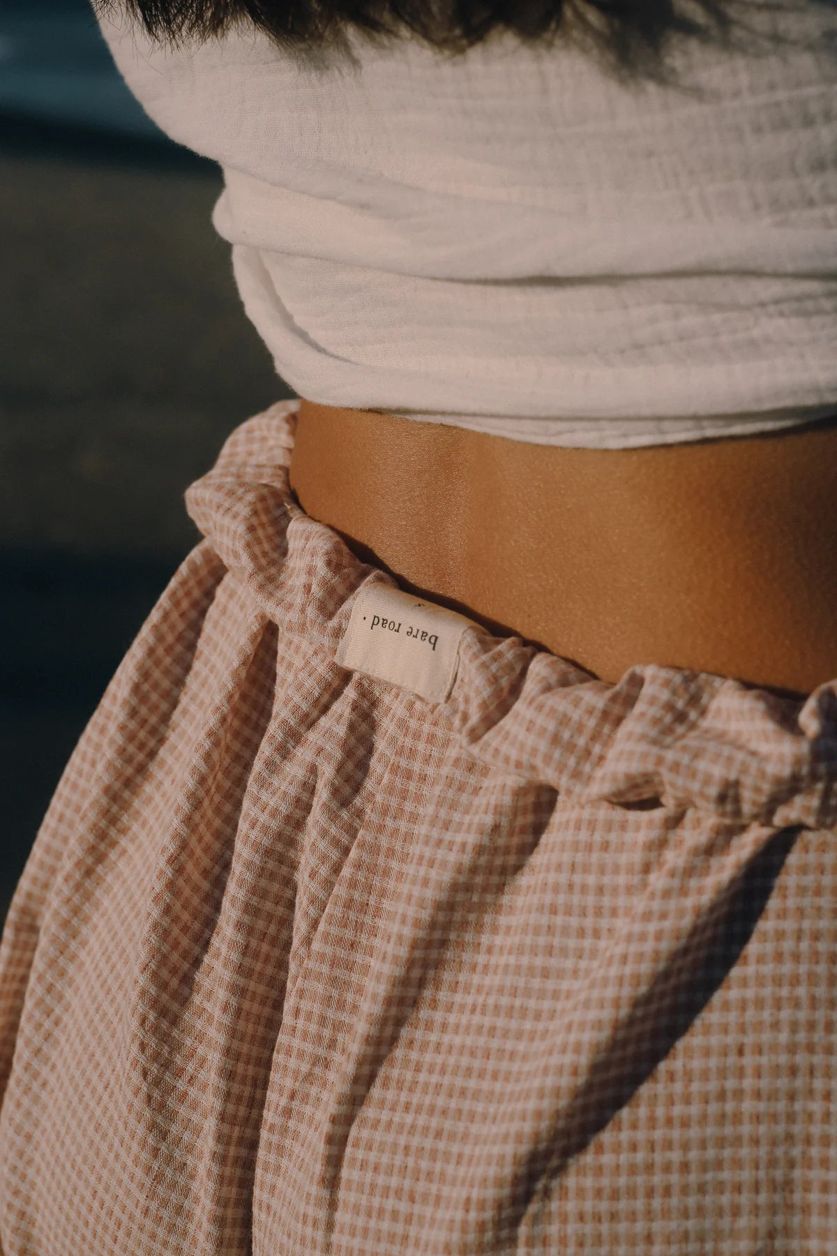 Ivy Pant Dusty Rose Check