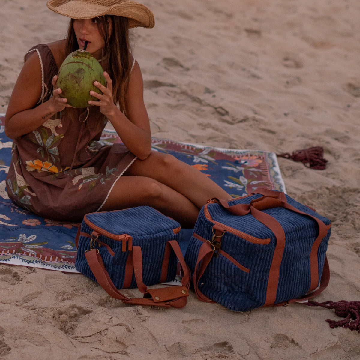 CORD COOLER BAG LAGOON - LARGE