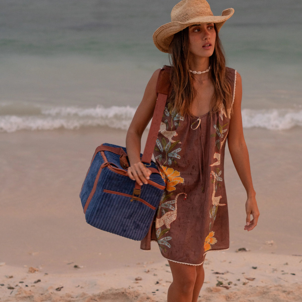 CORD COOLER BAG LAGOON - LARGE