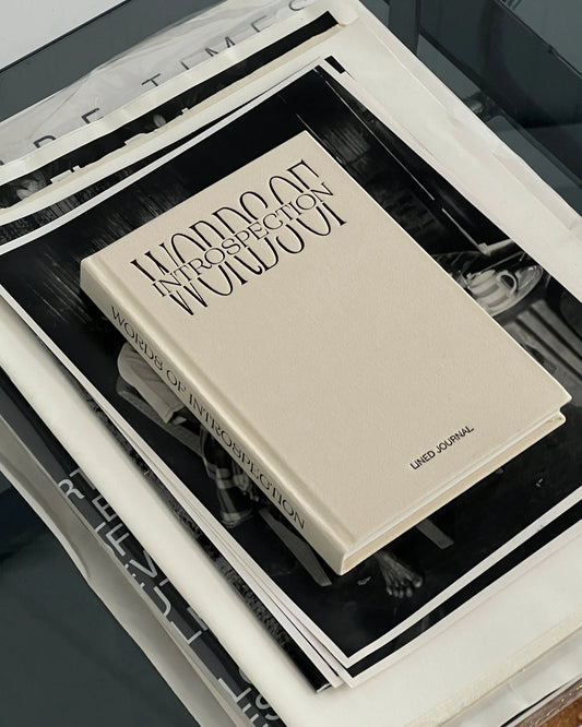 Words of Introspection Lined Journal