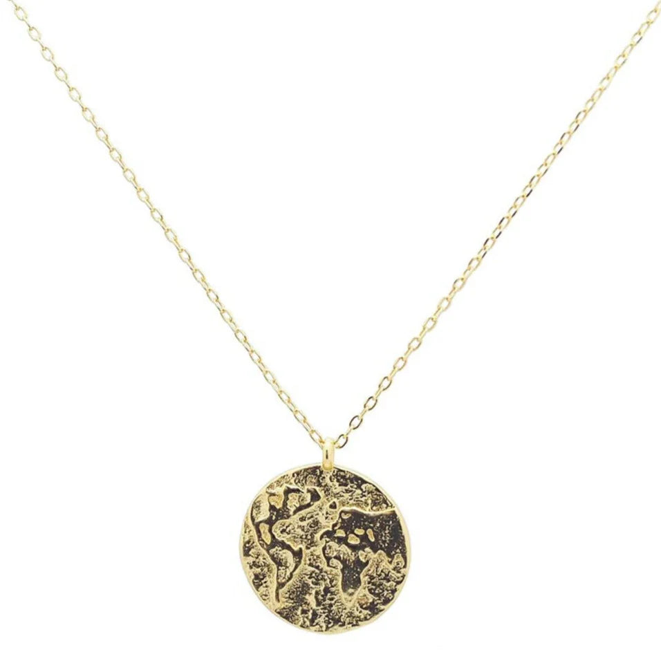 18k Gold Vermeil Travellers Pendant