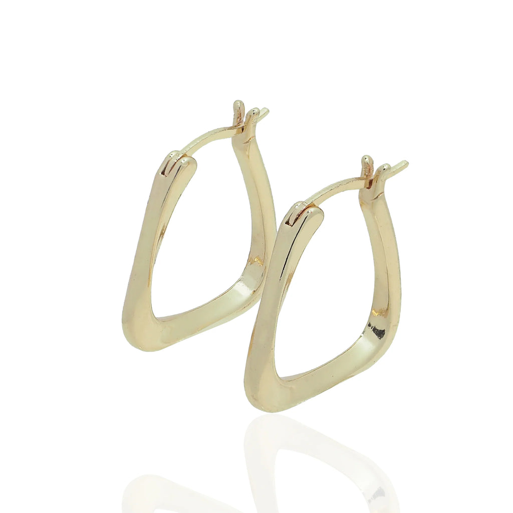 18k Gold Vermeil Fingal Hoops