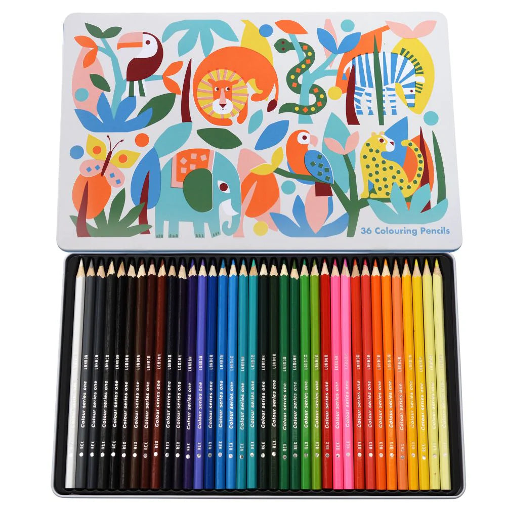 36 Colouring Pencils - Wild Wonders