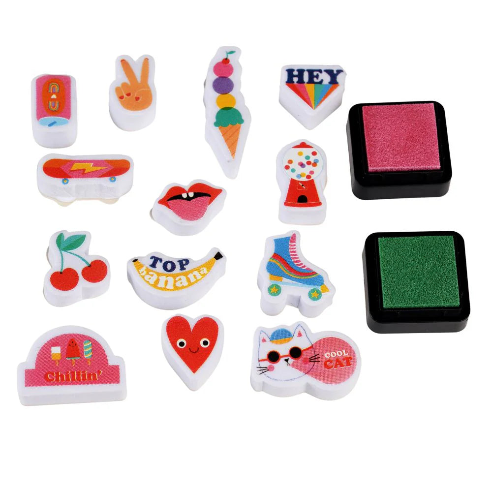 Set of Mini Stamps - Top Banana
