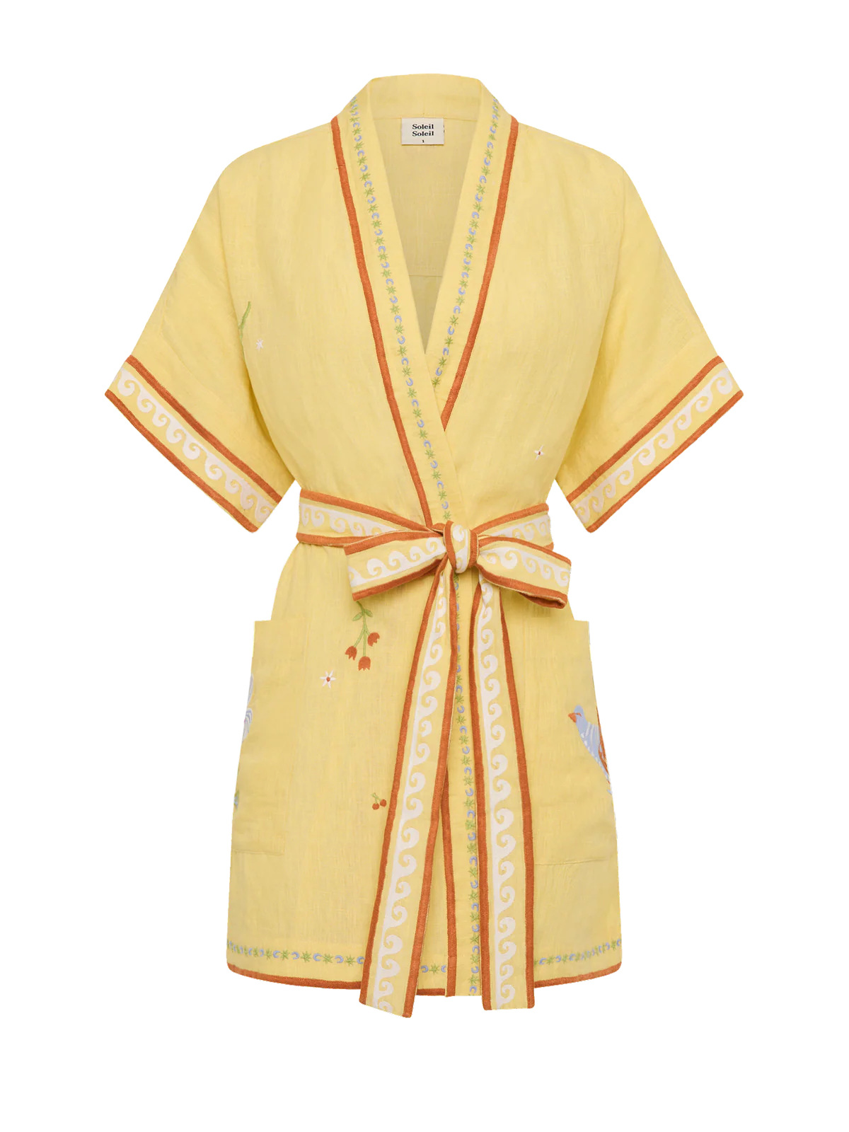 LENNON MINI DRESS | CHARM EMBROIDERY